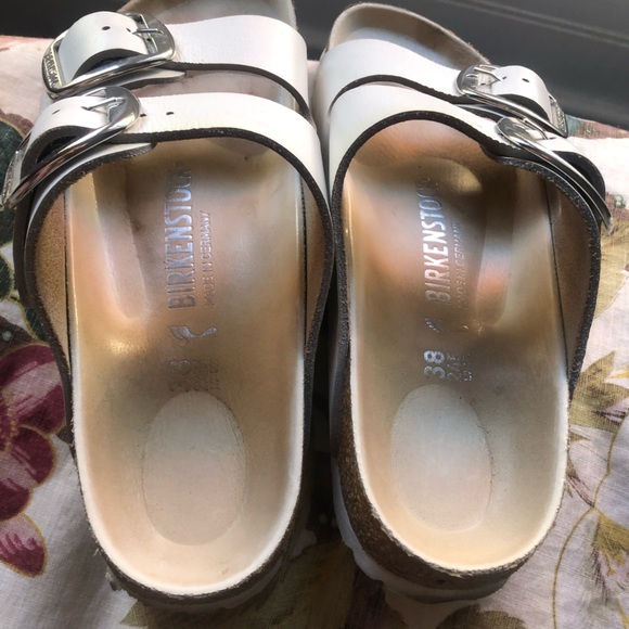 Birkenstock Big Buckle White Leather - Picture 6 of 6